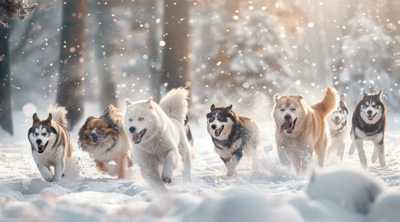 chiens adaptées aux climats hivernaux